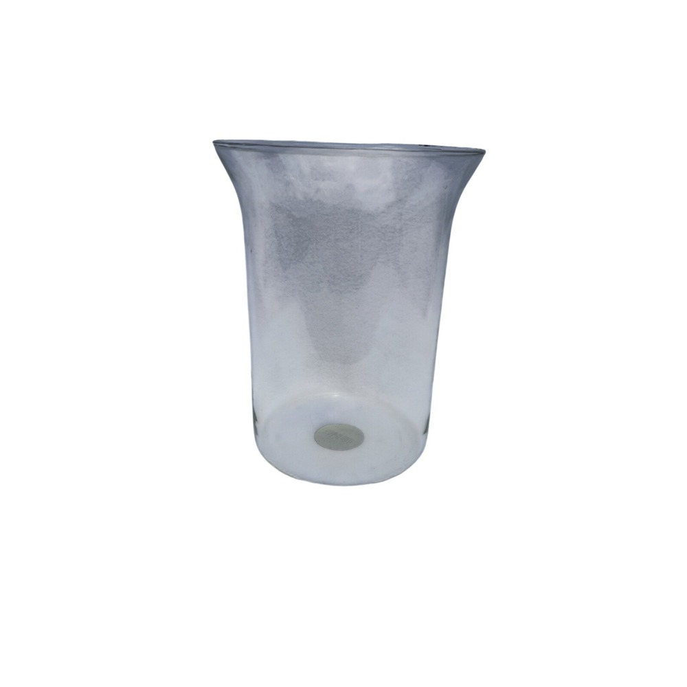 Colonial Candle Glass Hurricane Vase N6058 Clear Flared Candle Holder